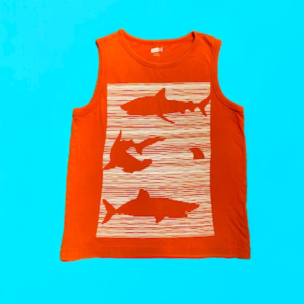 Crazy 8 Boys Shark Tank Top Boys Size 7/8